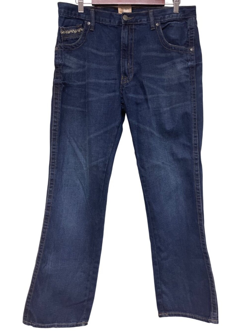 Wrangler Retro Premium Slim Boot Jeans Men's 33x32 Dark Wash Western NWT Rope